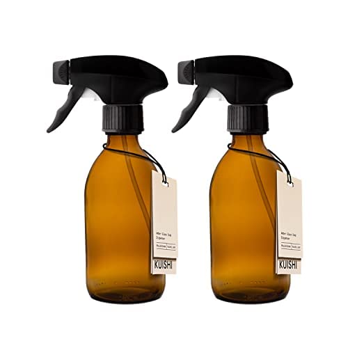 2 Vaporisateurs En Verre 1000ml Kuishi - Bouteille Sans BPA, Brume Fine, Pour Plantes Ou Nettoyage
