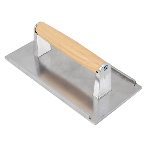 Yardwe Reusable Aluminum Meat Press Tool Rectangle Burger Patty Maker with Comfortable Handle for Use for Quesadillas Non Stick Surface Compact Design