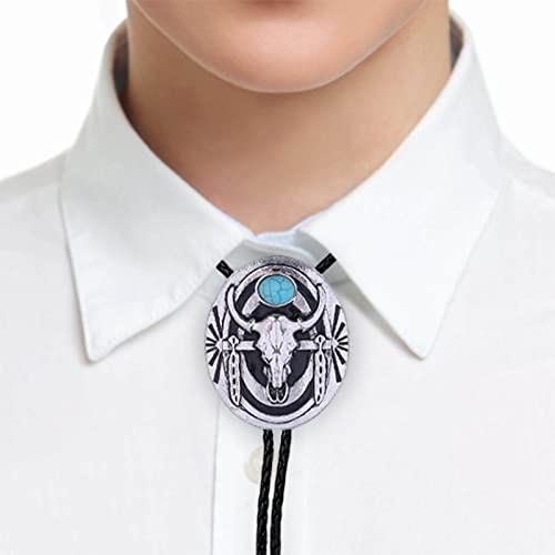 Cravate bolo de cowboy idée cadeau anniversaire originale en cuir