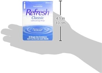 Miniatura 8 de Refresh Classic Lubricant Eye Drops, sin conservantes, recipientes de un solo uso de 0.01 onzas líquidas, 30 unidades (paquete de 1)