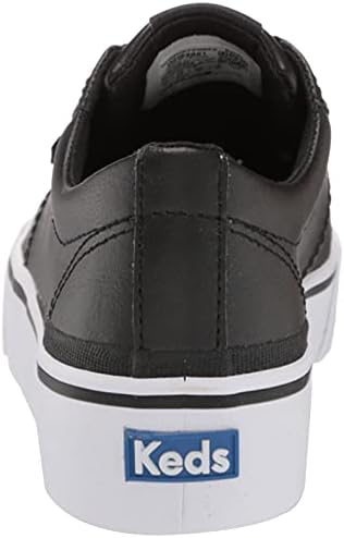 Keds Jump Kick Duo Lace Up, Sneaker Womens, Black/Gold Leather, 6 Medium | Image 2