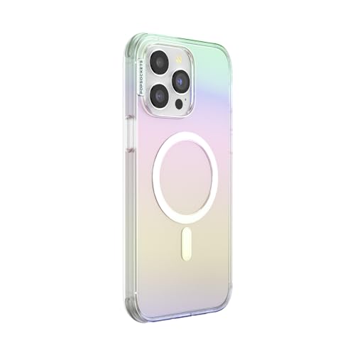 Image of PopSockets iPhone 14 Pro Max Case with MagSafe, Phone Case for iPhone 14 Pro Max, Grip Sold Separately, Wireless Charging Compatible, Cute Shimmer