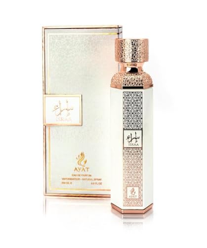 AYAT PERFUMES - Eau de Parfum ISRAA Parfum Femme & HAYAT Parfum Homme 200ml - Made in Dubaï - EDP Oriental - Cadeaux Ideal (ISRAA)