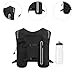 Aymzbd Vest Sport Bag Adjustable Buckle Daypack Hiking Vest Backpack Cycling Pack for Cycling Climbing Hiking, Black