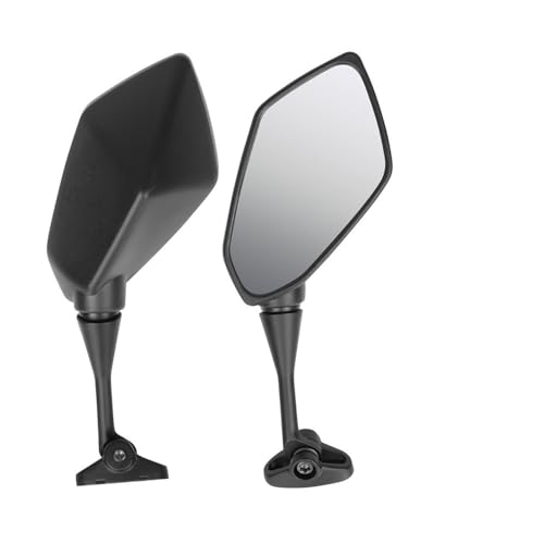 Rétroviseurs latéraux moto noirs avec miroir haute définition
