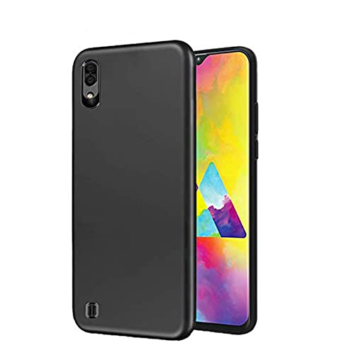 Image of Mobile Back Cover Case for Samsung Galaxy M10 (Silicone Case|CameraProtection|Black SC1510)