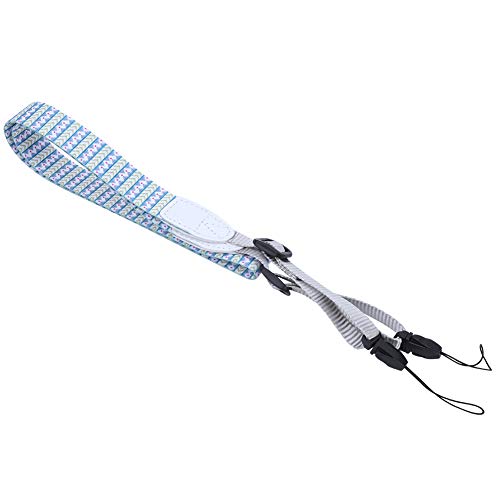 SALUTUYA Kamera-Lanyard, Kameragurt, leichtes PU-Leder, 1,2 m, Bequeme Installation für Mini9-Kamera(grüne Streifen)