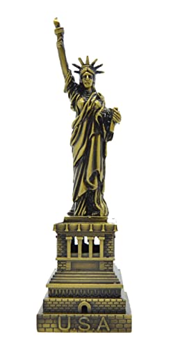 El Estatuto de la Libertad, Estatua de Metal en Miniatura, Nueva York, Figura de 18 cm Cover