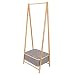 Produktbild Lumaland Kleiderständer aus Bambus 159 x 60 x 45 cm Grau