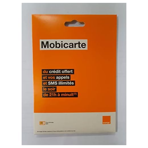 Carte SIM prépayée Orange pour tous