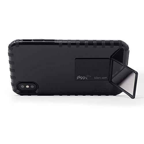 Magnetic Mount (For Flat Surfaces) / Flip Stand Combo (Black) #TOP5