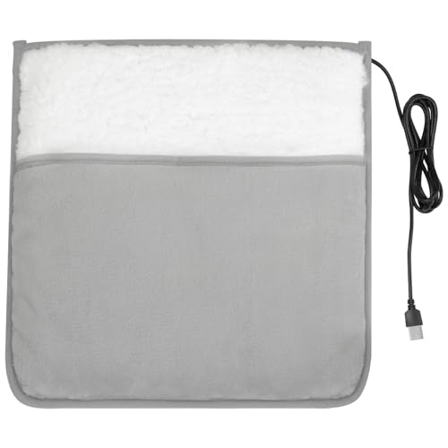 Razent USB フットウォーマー 電気足温器 足入れ ヒーター 足元 あったかグッズ フランネル 洗える カバー付き 足先 暖房 電気マット 省エネ 小型 軽量 携帯便利 冷え対策 デスク下 在宅ワーク勉強 一人用 ウォーマー プレゼント 【2025年新登場】