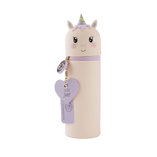 Lulubug Silikon Federmäppchen - Einhorn Fairy | Federtasche aus...