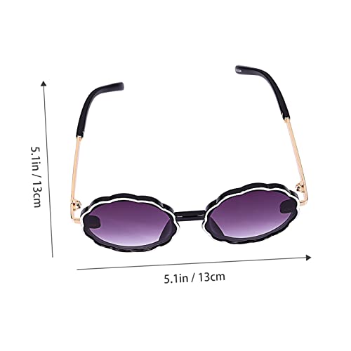 Homoyoyo 1Pair Flower Frame Sunglasses for Beach Fun UV Protection for Ages Stylish Decor for Outdoor Activities and Parties Travel present for Boys2