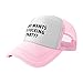 POFEISI Funny Trucker Hat This is My Drinking Hat Baseball Cap Mesh Cap Pink