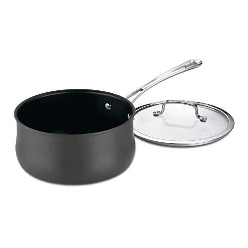 Cuisinart 64193-20 Hard Anodized 3-Quart Saucepan with Cover Cont...