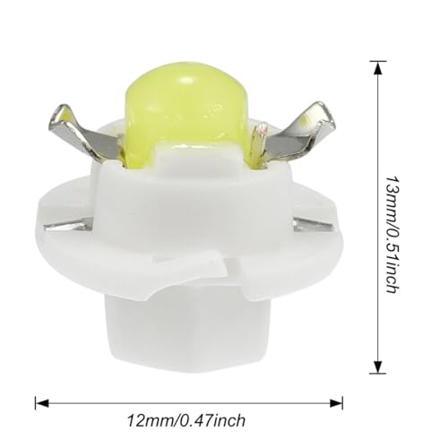 Kit 10 Bombillas LED B8.4D Blanco para Panel de Instrumentos miniatura 4