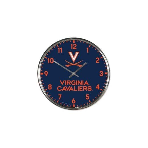 WinCraft NCAA Chrome Clock