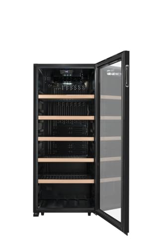 LA SOMMELIERE Cave de mise à température LS117BLACK 121 Bouteilles – Image 5