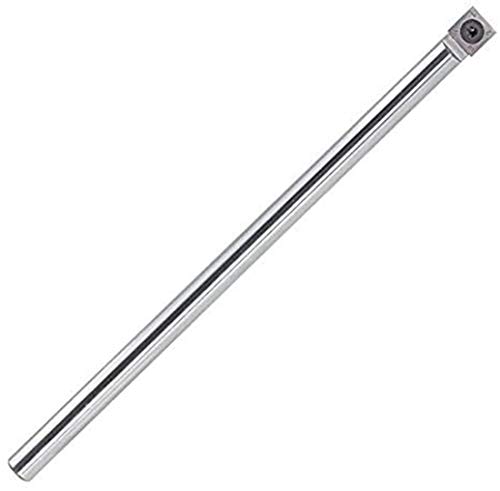 Wood Turning tool Carbide Tipped Lathe Full Size Rougher Tool bar With Square Carbide Insert and Screw M6×8 and star key wrench，for wood hobbyist or DIY or carpenter， Type SQ-14（Handle not Include）