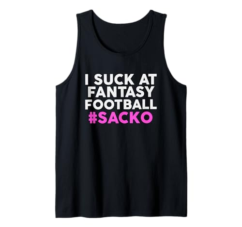 #Sacko Fantasy Football Funny Draft Party T-Shirt Tank Top