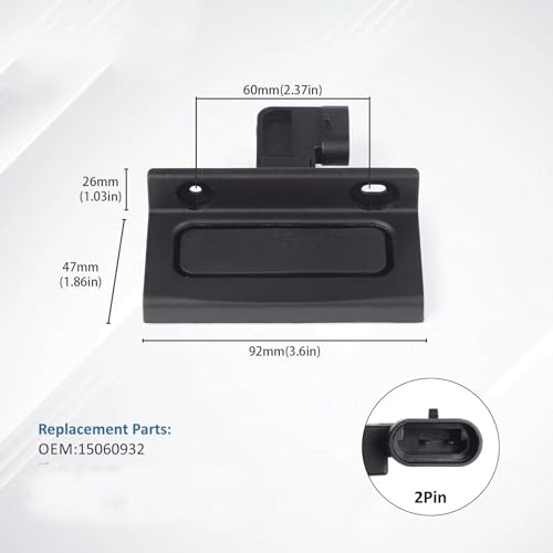 Interrupteur de hayon pour GMC Envoy et XUV 2004-2005 réf 15060932 - 3