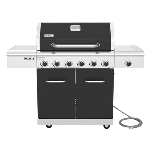 Nexgrill Deluxe 6-Burner Natural Gas Grill with Searing Side Burner