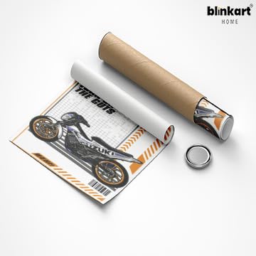 Image of BLINKART Suzuki SatriaCar Posters Sticker Gift Items for Boys Room Wall Decor || Comes with Double-Sided Tape|| Decoration Bedroom Living Room Office Studio Decor | 12x18 In (A3) - CAR-248