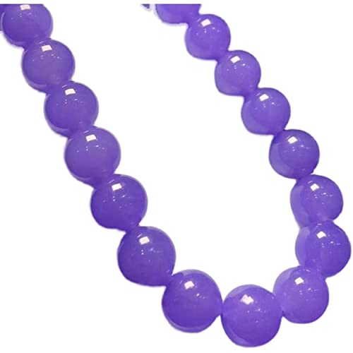 Collier perles violettes 12mm le prestige au féminin