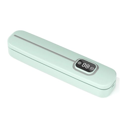 AIRYSSFU Máquina Selladora, Sellador al vacío automático for envasado de Alimentos, Herramienta de Sellado portátil for Mantener Frescos, Suministros de Cocina(Groen)