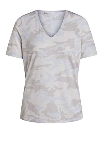 Preisvergleich Produktbild Oui Damen T-Shirt in Camouflage Gemustert Casualmode