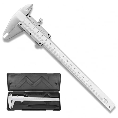Calibrador Vernier Manual de Acero Carbón 0-150mm miniatura 1