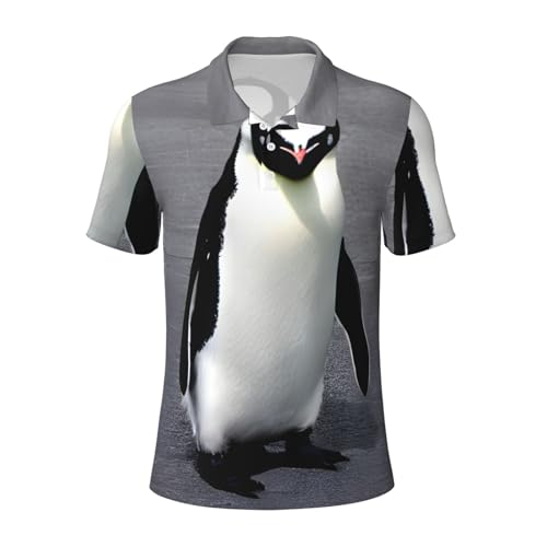 Polo pingouin pour homme | Haut décontracté à manches courtes