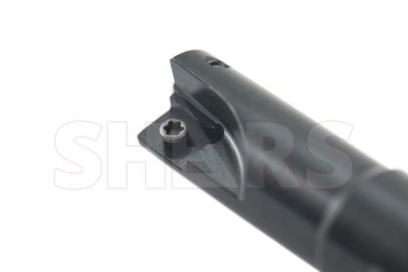 Image of Shars CNC 5 /8 inch 90 2 Flute Indexable End Mill with 2 PCS of APKT 1003 Insert NEW 404-1861W+404-6960(2) ![