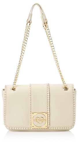 Love Moschino jc4270pp0i, Bolso de Hombro Mujer, Blanco Perla (Ral 1013), Talla única Love Moschino jc4270pp0i, Bolso de Hombro Mujer, Blanco Perla (Ral 1013), Talla única