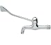 Produktbild Hygiene Wand Armatur mit langem Hebel - Ellenbogenbedienung für Arzt-Praxen, Zahnärzte, Krankenhaus, Doktoren Gewerbe- Armatur / Wandarmatur / Wandmontage