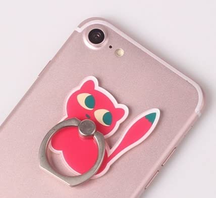 BeFunky Universal Mobile Ring Holder, 360° Rotation/3D Ring Finger Grip for iPhone iPad Samsung LG HTC Nokia Huawei Tablet (Long Tail Cat R350)-image-37