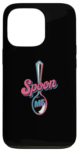 Funny Spoons ȃOtBbN t@j[Xv[ Ƃ킴Xv[ Me X}zP[X iPhone 13 Pro p