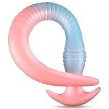 Super Long Anal Plug Dildo, 15.74 inches, Soft Liquid Silicone Material, Suitable for Male and Female Vaginal Prostate Massage, Anal Training, G-Spot Stimulation, Pink