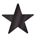 Beistle 57027-BK Black Metallic Star Cutouts, 3-1/2 Inch, 12 Pieces Per Package