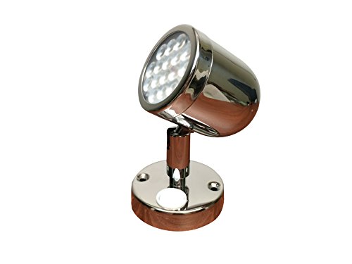 Pactrade Marine P00922SSD Stainless Steel 304 Reading Light Marine Boat 3.1W Daylight White cover