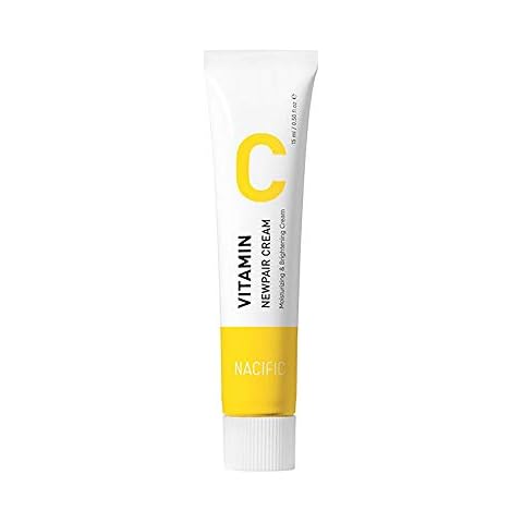 NACIFIC Vitamin C Newpair Cream 0.5fl.oz 15ml Repair Daily Moisturizer for dry skin Acne-prone Sensitive skin Radiance Skin's moisture barrier Korean skincare for All skin types Cover