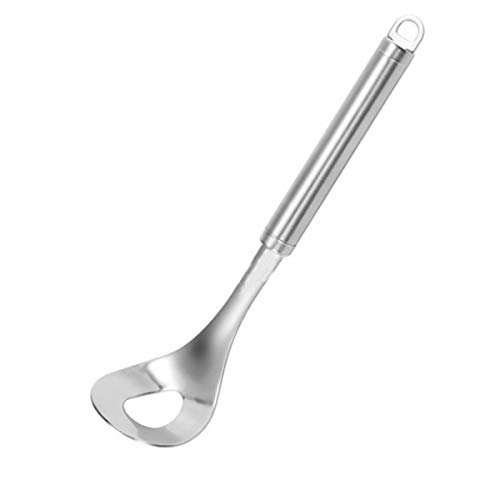 Guangcailun Albóndiga Vegetal Fabricante Cuchara Antideslizante de la manija Inoxidable Liso de Cuchara de Cocina