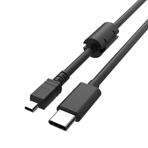 SNLLMZI USB C to 8-Pin Mini USB Cable 5ft Ferrite for Nikon Sony