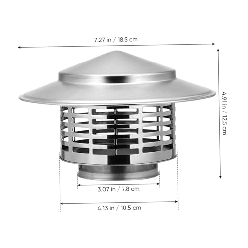Capuchon de cheminée KICHOUSE durable en acier inoxydable de qualité