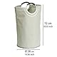 WENKO Wäschesammler Jumbo Stone Beige, stabile Multifunktionstasche mit praktischen Tragegriffen, Faltbarer Shoppingbegleiter, 69 l Stauraum, (B/T x H): 38 x 72 cm