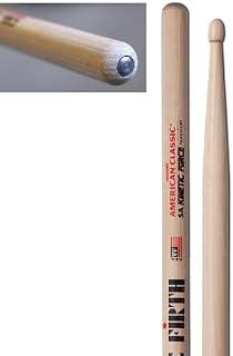 Vic Firth 5A American Classic Drewniane Pałki Perkusyjne, Jasnobrązowy, 5A Clear / 2 sztuki