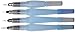 Price comparison product image Pentel - Aquash Water Brush Pen - 10ml Tank -"4 Pack" - Fine, Medium, Broad, and Flat
