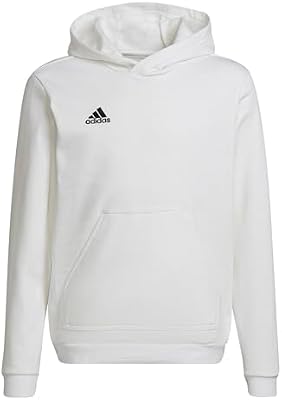 adidas Unisex niños Entrada 22 Sweat Hoodie, white/black, 5-6 Years