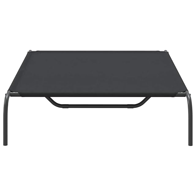 Foto 7 de 8 de vidaXL Cama elevada para Perros Negra 130x80x20 cm Tela Oxford y Acero